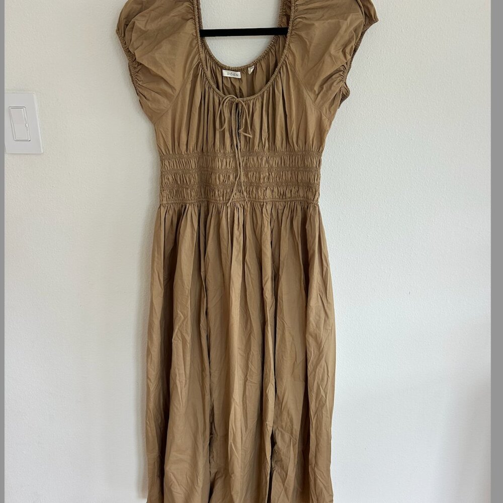 Doen Quinn Dress in Prairie Sands - Size L - Picture 2 of 4